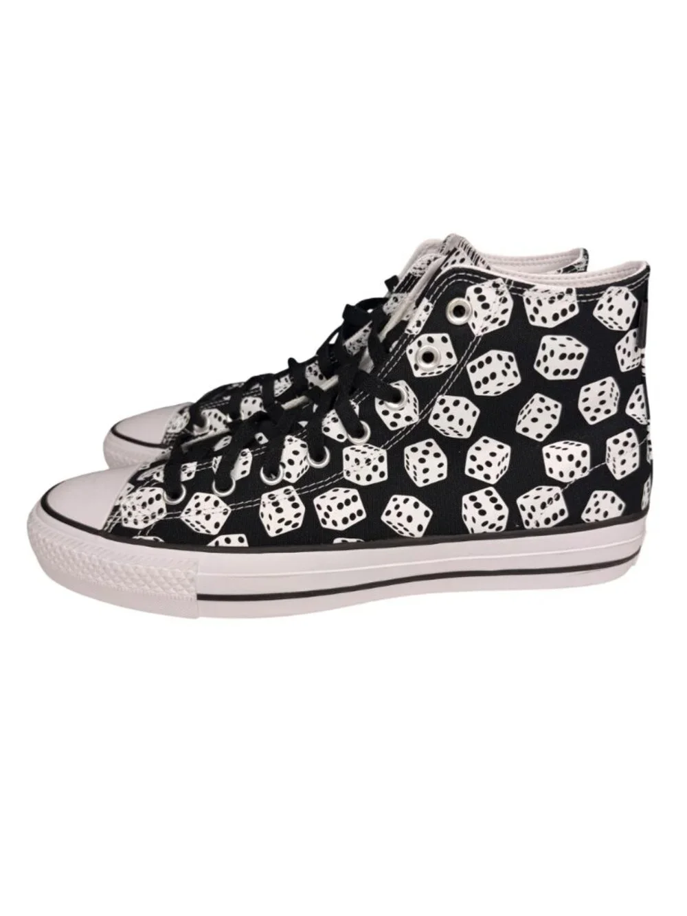 Converse Chuck Taylor All Star Pro High 'Black Dice'  Sneakers Men's Size 10 - Picture 2 of 11